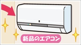 エアコンの取り付け